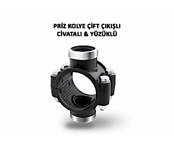 PRİZ KOLYE ÇİFT ÇIKIŞLI CİVATALI & YÜZÜKLÜ