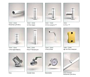 YÜKSEK BASINÇLI SİSLEME MALZEMELERİ